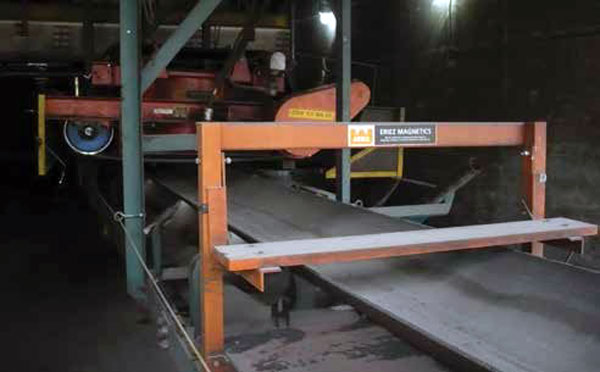 Installation of Eriez 1260 metal detector