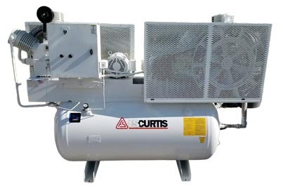 FS Curtis OL air compressor with aftercooler and tank.