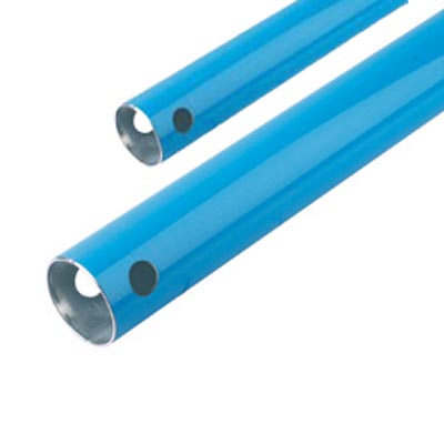 FS-Curtis FS-Connect aluminum compressed air pipe. Blue in color.